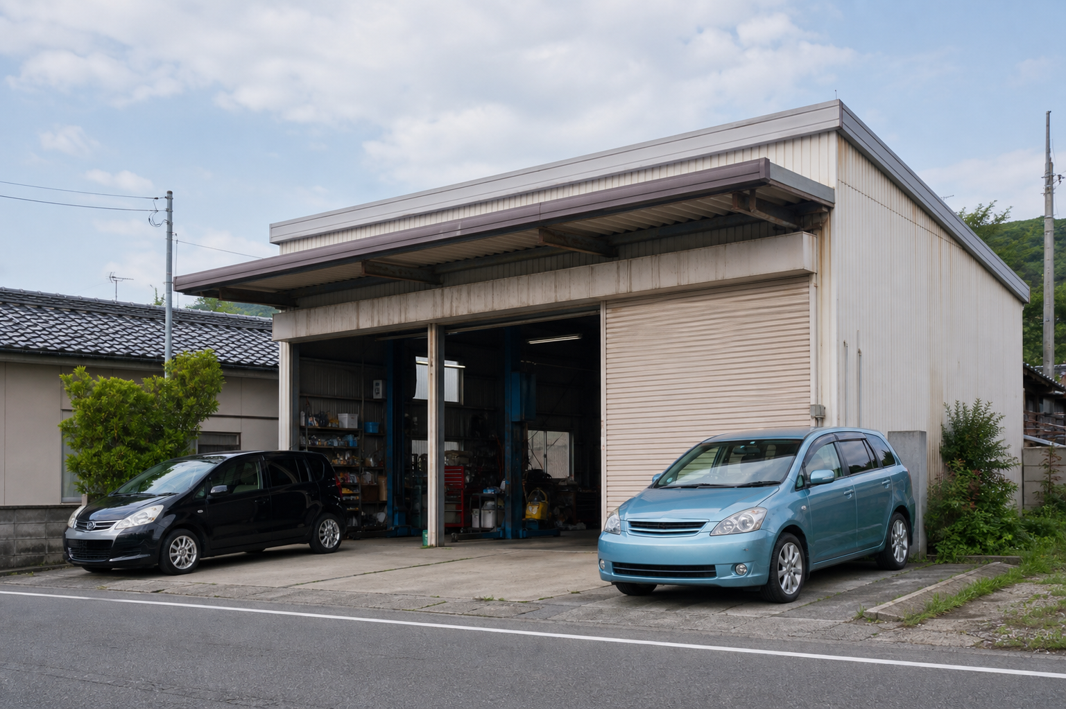 青山興業所の工場内観